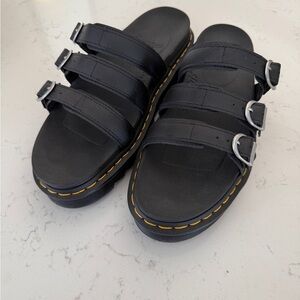 Dr. Martens Black Platform Sandals